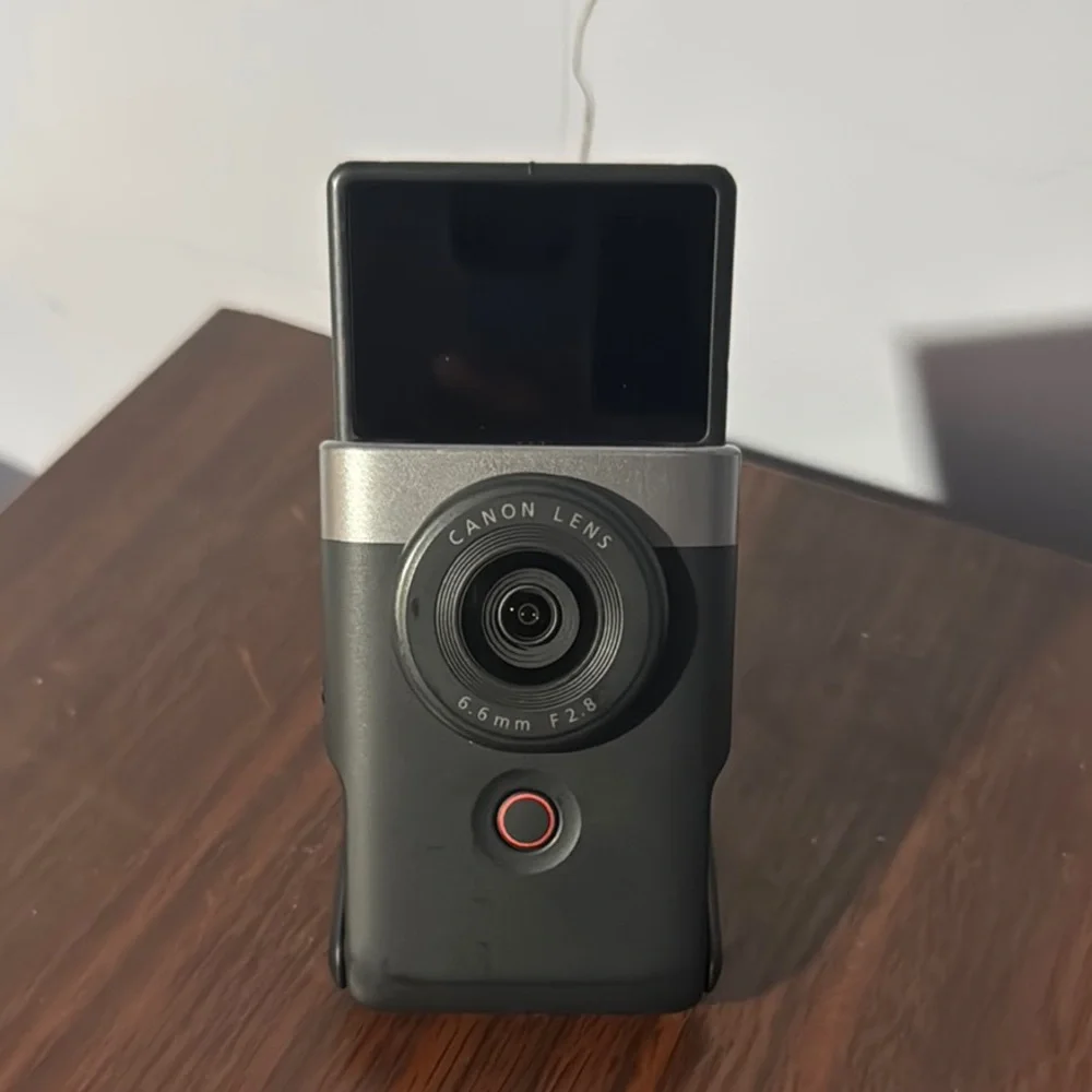 Canon Black Webcam with Circular Lens and LED Indicator